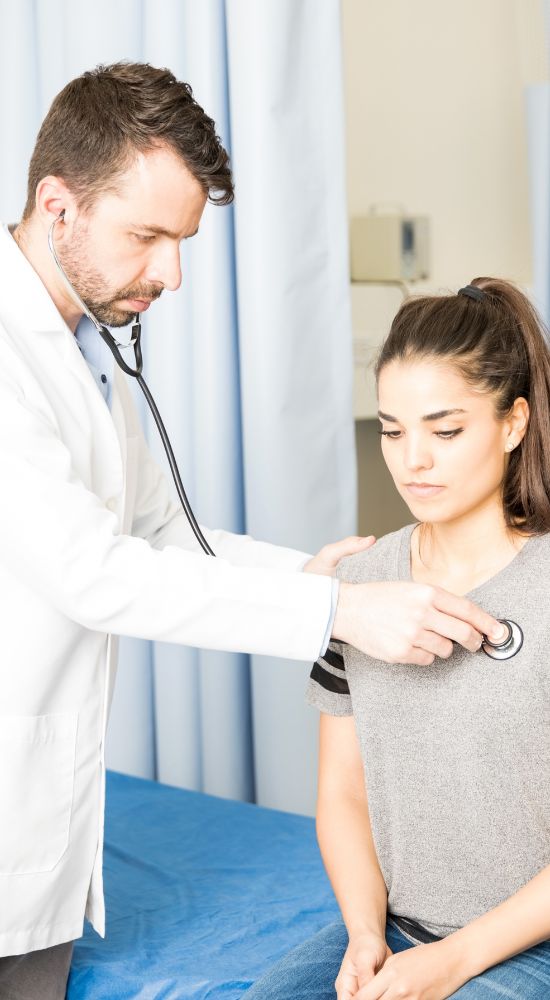 Doctor cardiac consultation
